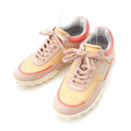 Chanel Low Cut CC Logo Sneakers Beige