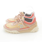 Chanel Low Cut CC Logo Sneakers Beige — view 3
