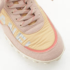 Chanel Low Cut CC Logo Sneakers Beige — view 6