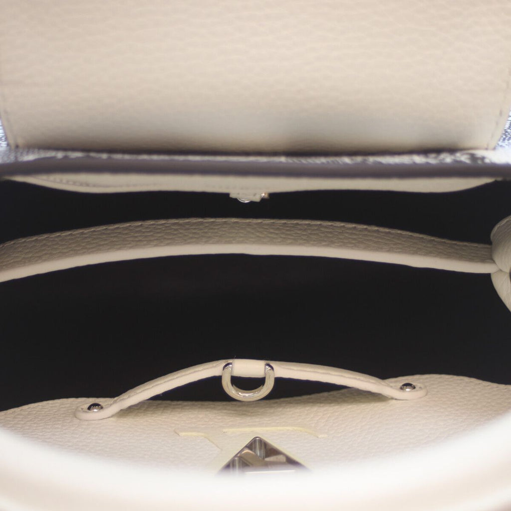 Louis Vuitton Yayoi Kusama Taurillon Psychedelic Flower Noir Blanc Capucines — view 6