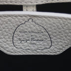 Louis Vuitton Yayoi Kusama Taurillon Psychedelic Flower Noir Blanc Capucines — view 7