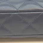 Chanel Navy Lamb Quilted 20 Single Flap — view 8