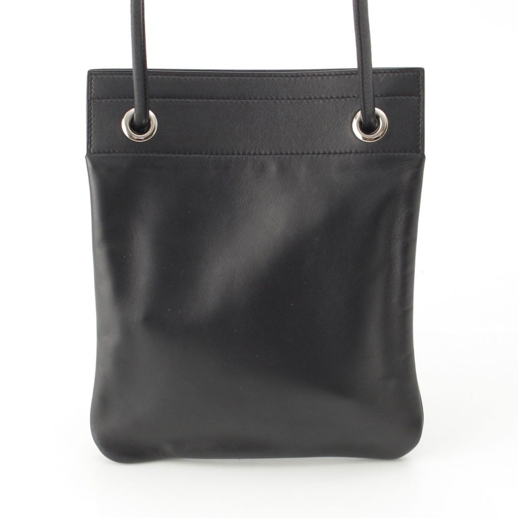 Hermes Aline Mini Swift Leather Shoulder Bag Noir Black — view 4