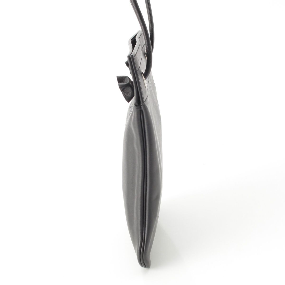 Hermes Aline Mini Swift Leather Shoulder Bag Noir Black — view 3
