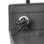 Hermes Aline Mini Swift Leather Shoulder Bag Noir Black — view 8