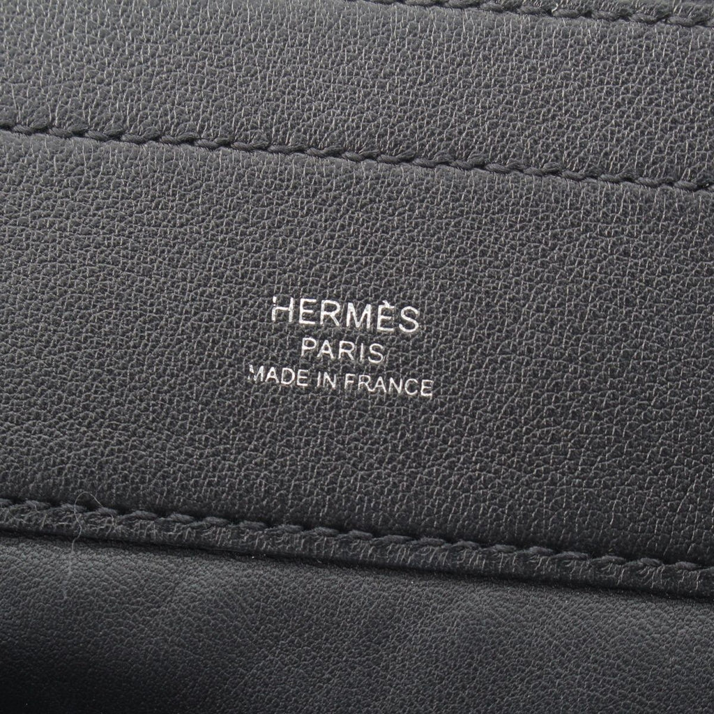 Hermes Aline Mini Swift Leather Shoulder Bag Noir Black — view 7