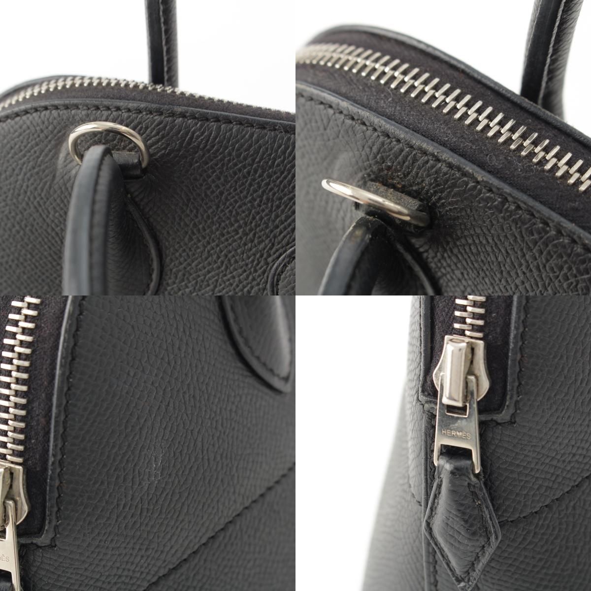 Hermes Bolide 27 Veau Epsom 2-Way Bag Noir Black — view 8