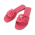Hermes Aloha Lava Flat Sandals Red