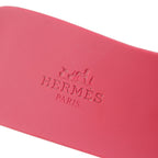 Hermes Aloha Lava Flat Sandals Red — view 7