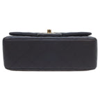 Chanel Navy Lamb Quilted 20 Top Handle Chain — view 5
