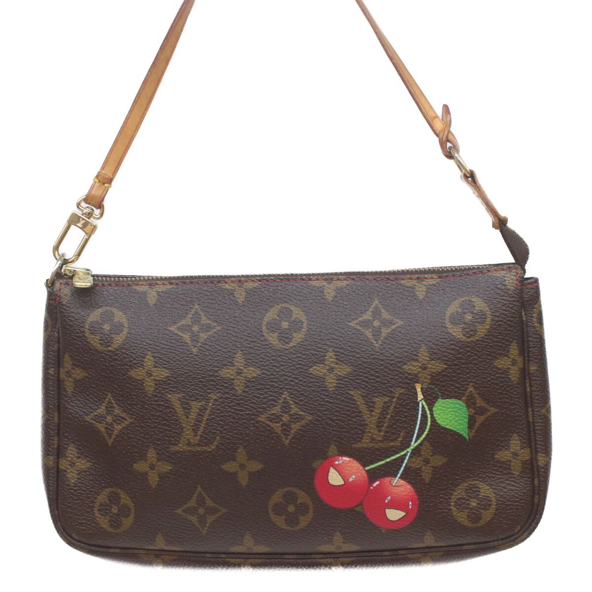 Louis Vuitton Monogram Cherry Pochette Handbag