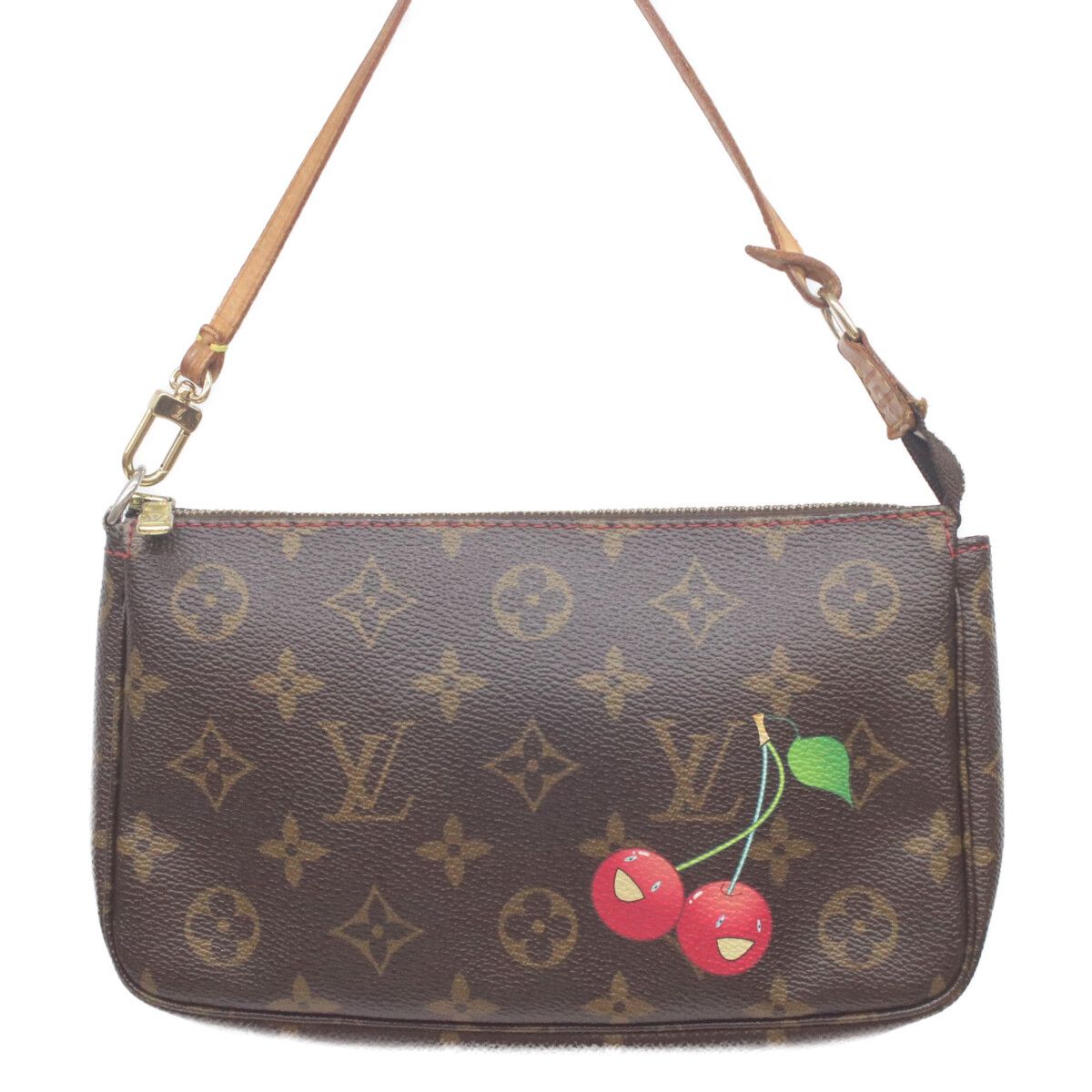 Louis Vuitton Monogram Cherry Pochette Handbag