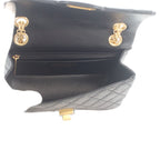 Chanel Black Vintage Calf Gold Quilted 2.55 Mini Chain Handbag — view 7