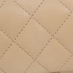 Chanel Beige Caviar Silver Mini Quilted 20 Shoulder — view 4