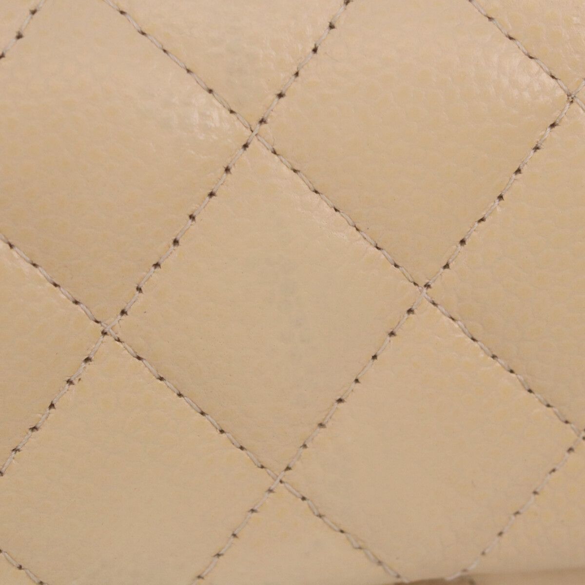 Chanel Beige Caviar Silver Mini Quilted 20 Shoulder — view 4