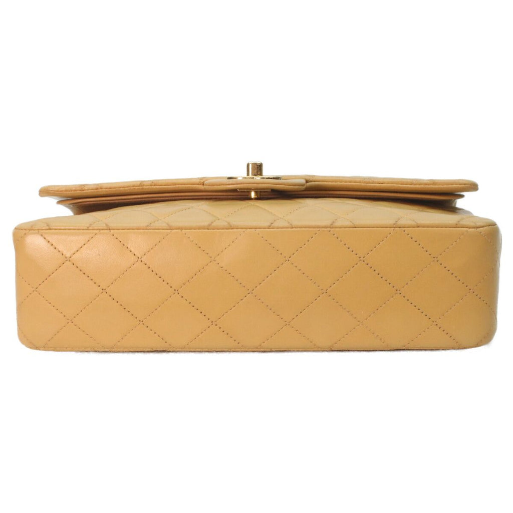 Chanel Beige Lamb Gold Quilted 25 Shoulder — view 5