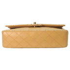 Chanel Beige Lamb Gold Quilted 25 Shoulder — view 5
