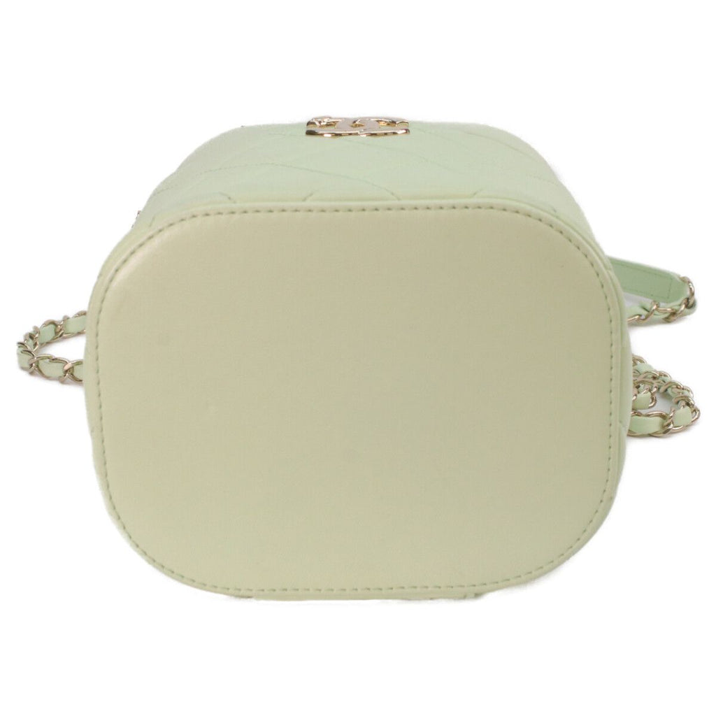 Chanel Lime Green Gold Lamb Trendy CC 2-Way Vanity — view 5