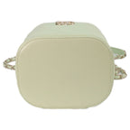 Chanel Lime Green Gold Lamb Trendy CC 2-Way Vanity — view 5