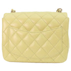 Chanel Pistachio Rum Gold Mini Quilted 17 Shoulder — view 3