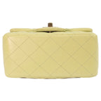 Chanel Pistachio Rum Gold Mini Quilted 17 Shoulder — view 5