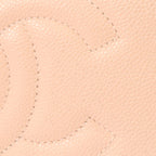 Chanel Pink Beige Caviar Gold Chain Vanity — view 8