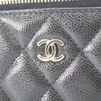 Chanel Black Caviar Gold Vanity Chain Shoulder — view 6