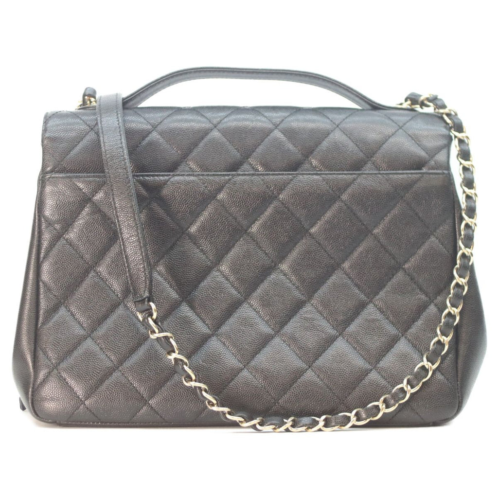 Chanel Black Caviar Gold Business Affinity 2-Way — view 3