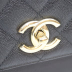 Chanel Black Caviar Gold Business Affinity 2-Way — view 6
