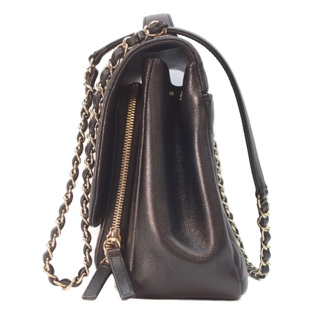 Chanel Black Caviar Gold Business Affinity 2-Way — view 2