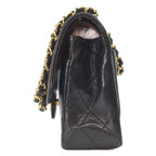 Chanel Black Lamb Gold Quilted 25 Shoulder — view 2
