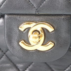 Chanel Black Lamb Gold Quilted 25 Shoulder — view 6
