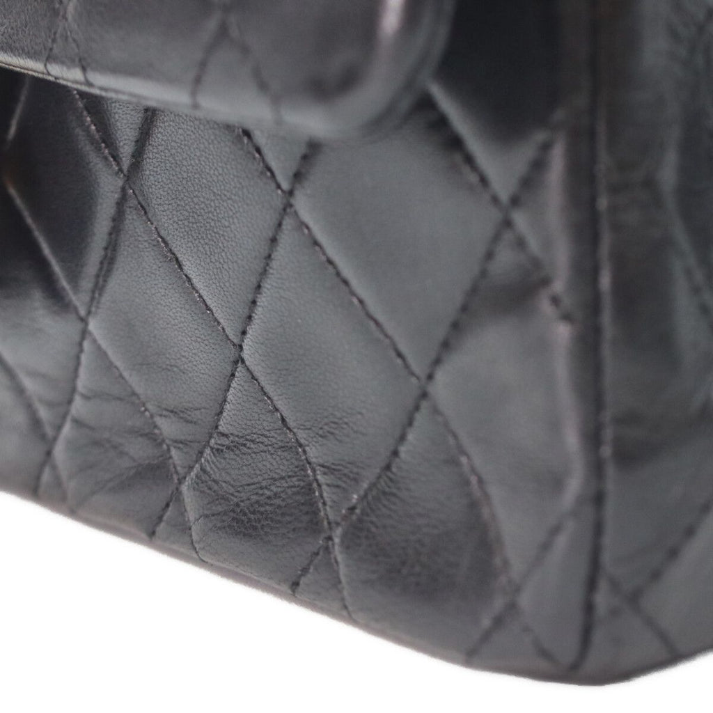 Chanel Black Lamb Gold Quilted 25 Shoulder — view 7