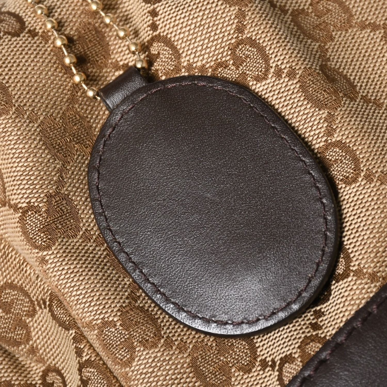 Gucci GG Canvas 2-Way Shoulder Bag Silver — view 8