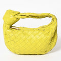 Bottega Veneta Mini Jodie Handbag Intrecciato Yellow Green