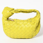 Bottega Veneta Mini Jodie Handbag Intrecciato Yellow Green