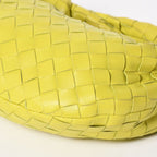 Bottega Veneta Mini Jodie Handbag Intrecciato Yellow Green — view 8