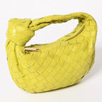 Bottega Veneta Mini Jodie Handbag Intrecciato Yellow Green — view 3