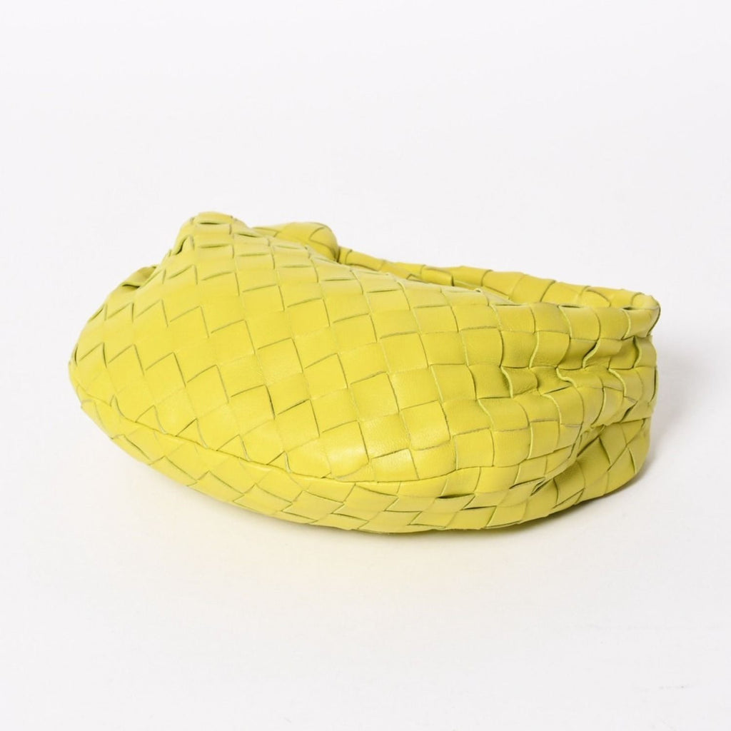 Bottega Veneta Mini Jodie Handbag Intrecciato Yellow Green — view 7