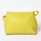 Bottega Veneta the Fold the Shoulder Bag Intrecciato Green — view 2