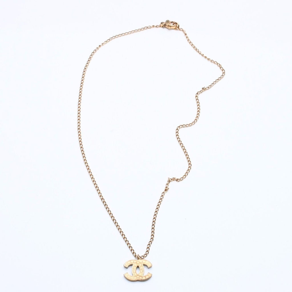 Chanel Necklace CC Logo 03 Gold