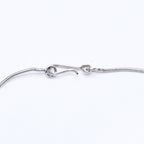 Chanel CC Logo Necklace Light Stone Silver — view 7