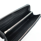 Hermes Ten Azap Wallet Black Silver Manufactured Around Chevre — view 6
