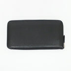 Hermes Ten Azap Wallet Black Silver Manufactured Around Chevre — view 2