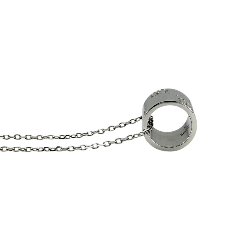 Gucci Icon Necklace 18k White Gold — view 3