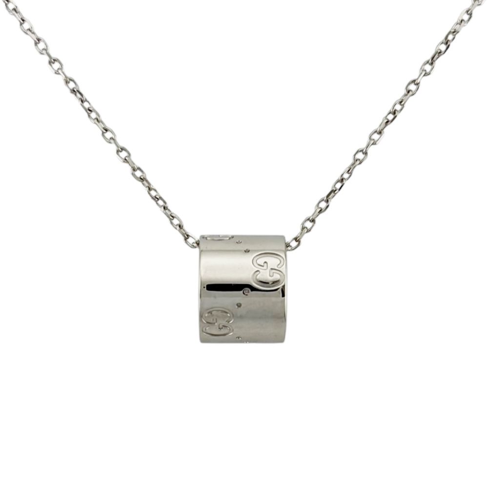 Gucci Icon Necklace 18k White Gold