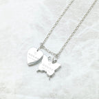 Gucci Trademark Butterfly & Heart Silver Necklace — view 2