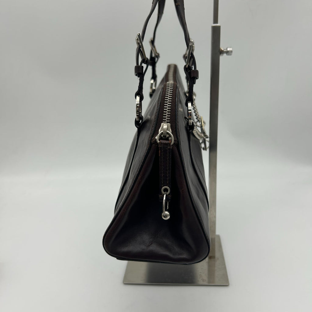 Dior Leather Bag Galiano Era Hardcore Archive — view 3