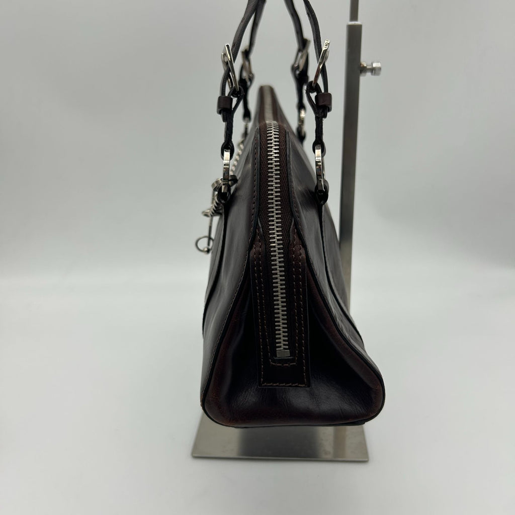 Dior Leather Bag Galiano Era Hardcore Archive — view 4