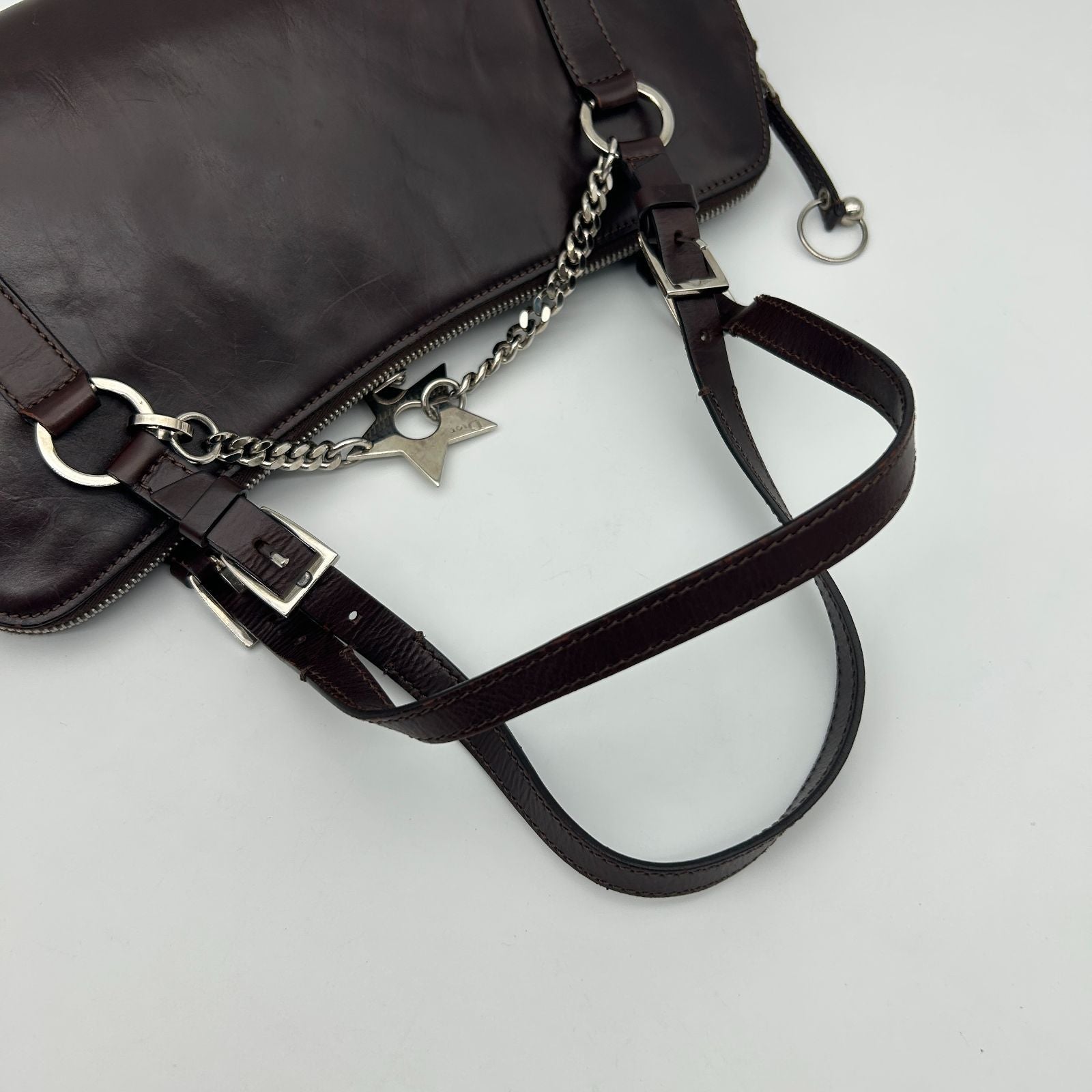 Dior Leather Bag Galiano Era Hardcore Archive — view 5